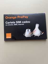 NOU Vand Cartela SIM Orange PrePay cu numar si 5 Euro