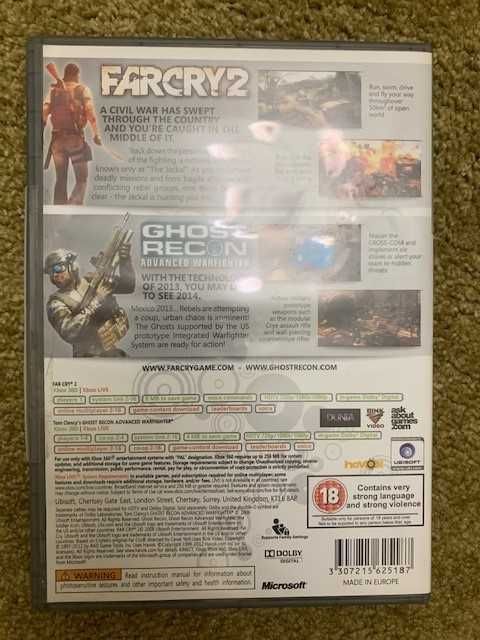 Pachet Joc Far Cry 2 & Ghost Recon Xbox 360