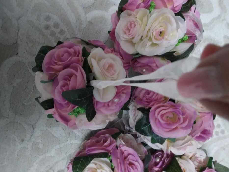 Buchete agățătoare de flori plastic