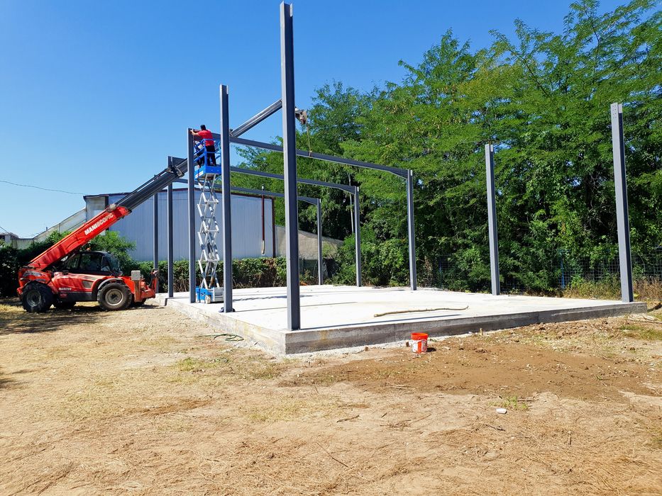 Hale metalice hala pe structura demontabila livrare fundatie montaj