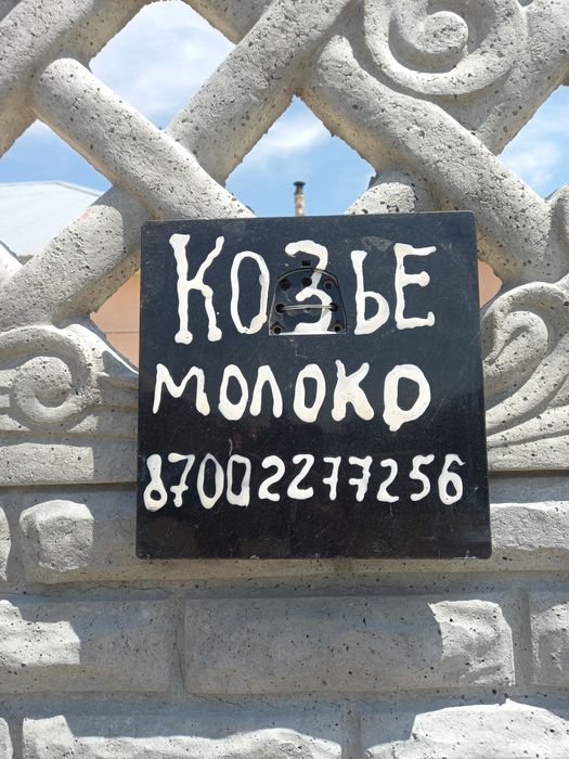 Молоко козье;Ешкі сүті