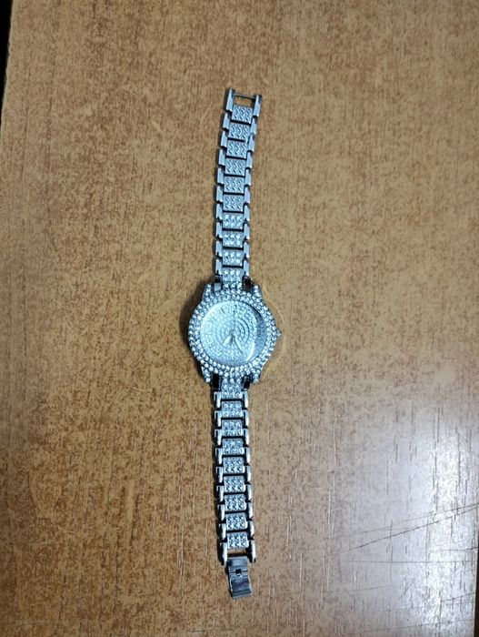 Ceas dama argintiu metalizat