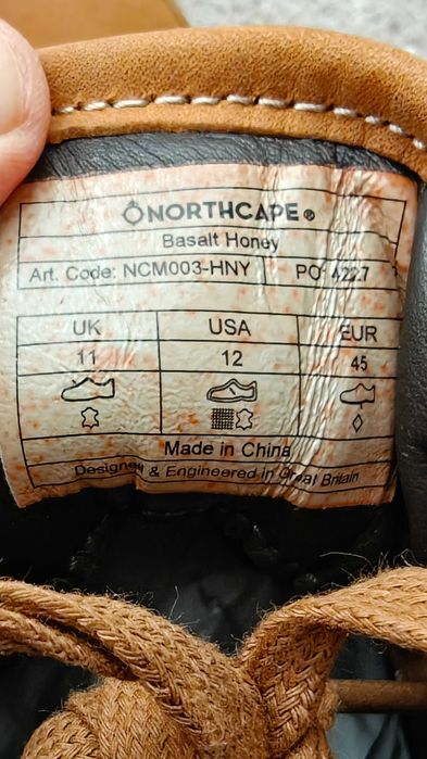 NORTHCAPE Basalt, мъжки хайкинг обувки, 45, оригинал от Англия