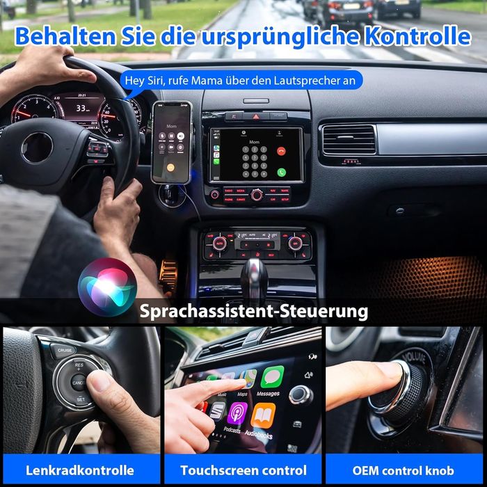 CarPlay auto Wireless pt iPhone + . Siri, Waze, apeluri etc