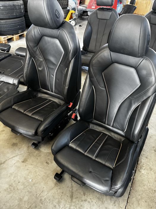 Interior scaune de piele BMW G30 G01 G20 G21 G02 G31 M packet