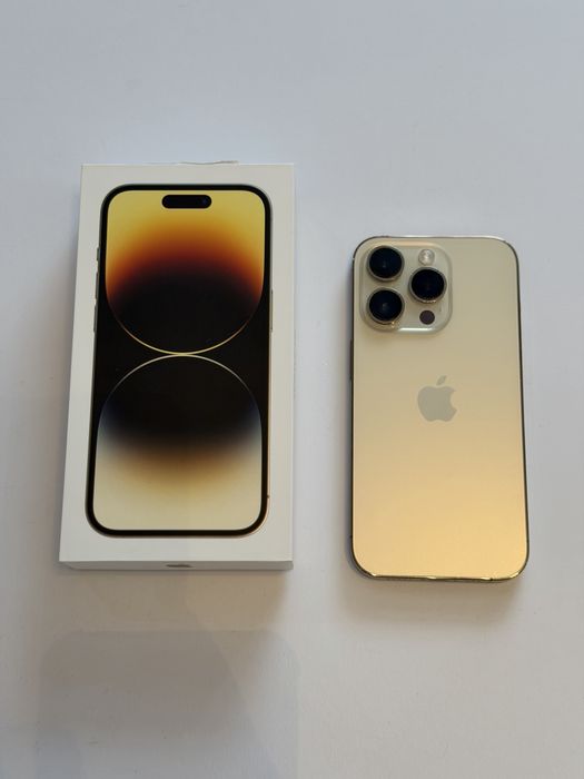 iPhone 14 pro, 256 gb, gold