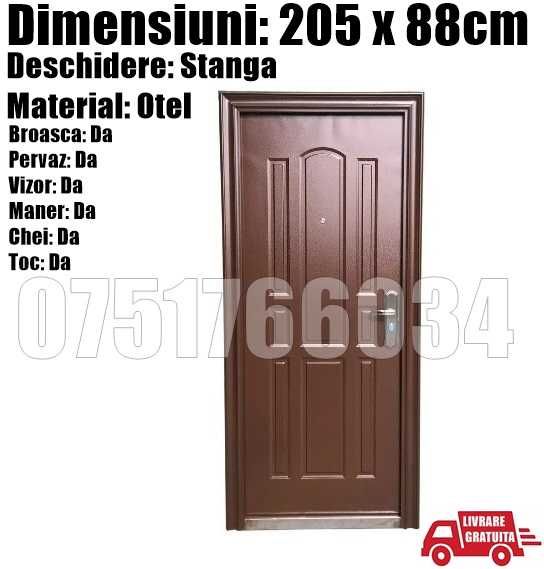Usa Metalica Intrare BR19 Dreapta Apartament Birou LIVRARE GRATUITA