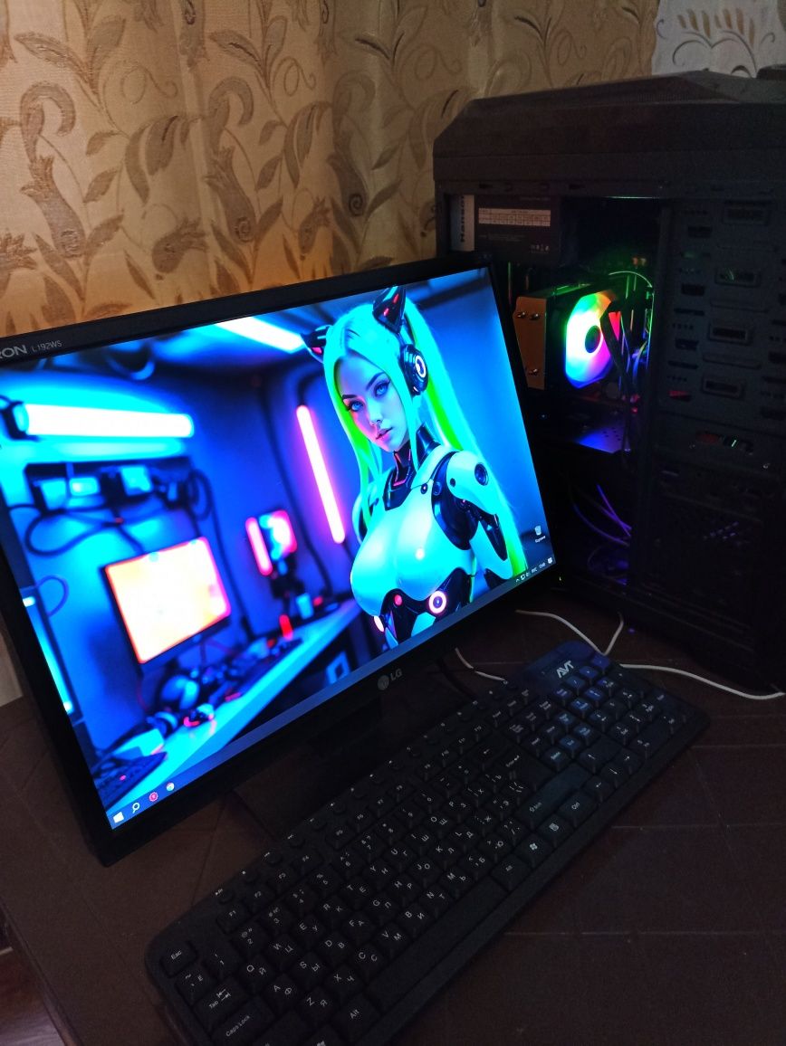 Срочно!!! Игровой i5/16Gb/RED DRAGON RX470 DDR5 4GB/SSD/LG 19' монитор