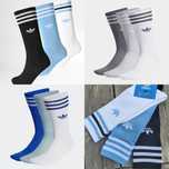 Sosete Adidas Originals Solid Crew Set 3 Perechi Noi Originale