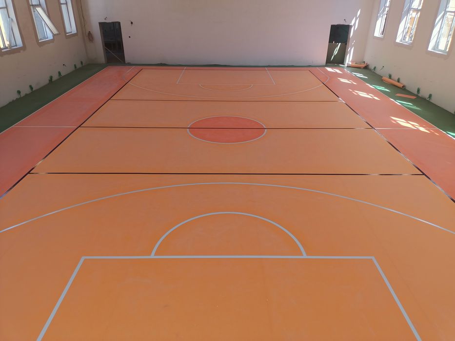 Монтаж коммерческое линолеума