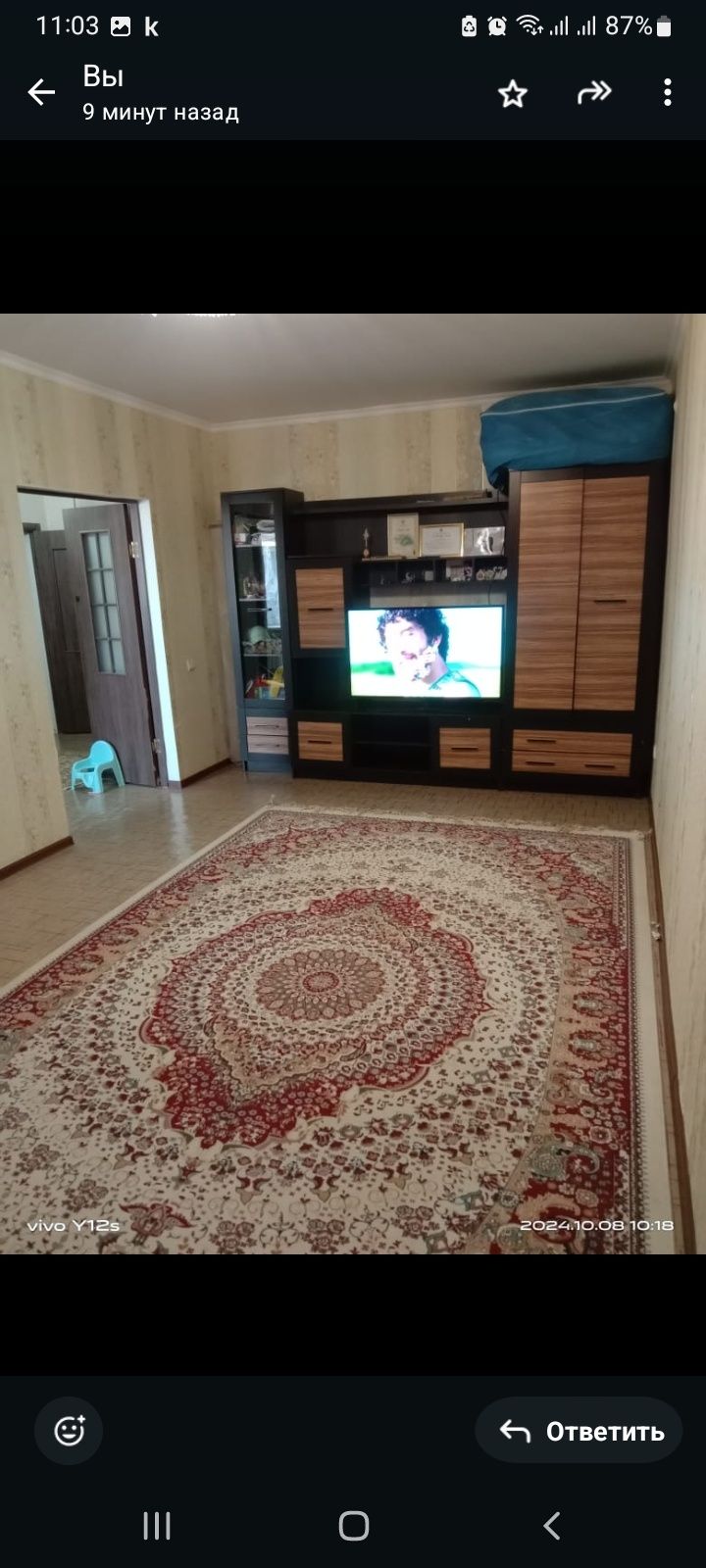 Продам 1х комн.кв в Нурсити.