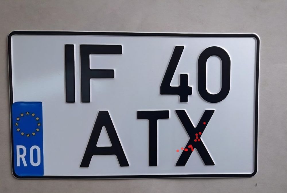 Placute auto Ornamentale personalizate