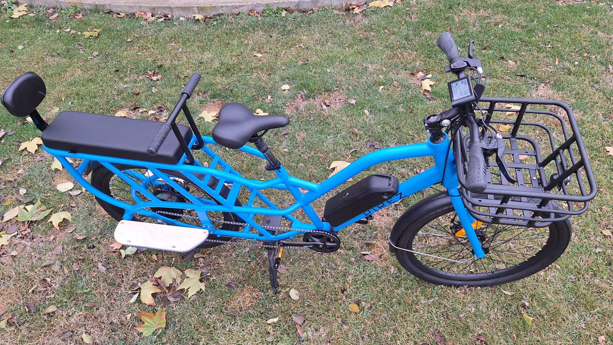 Bicicleta electrica longtail cargo bike