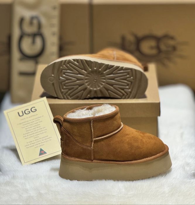 UGG дасмки боти от естетвена кожа