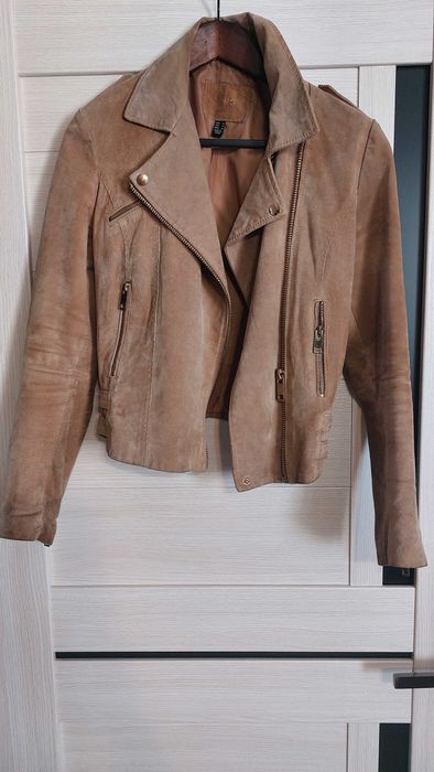 замшевая куртка MANGO размер М