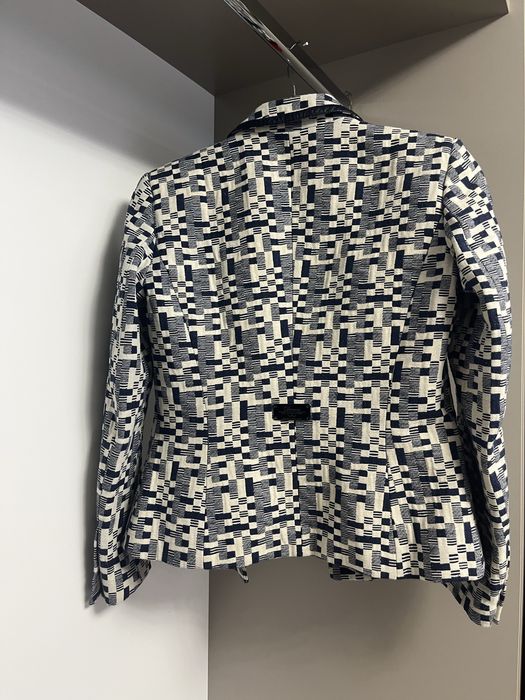 Сака Danini, Stela Belcheva, Terranova -черно, синьо, бяло и черно