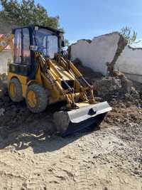 Lucrări mini buldoexcavator : demolat , aranjat , carat , etc