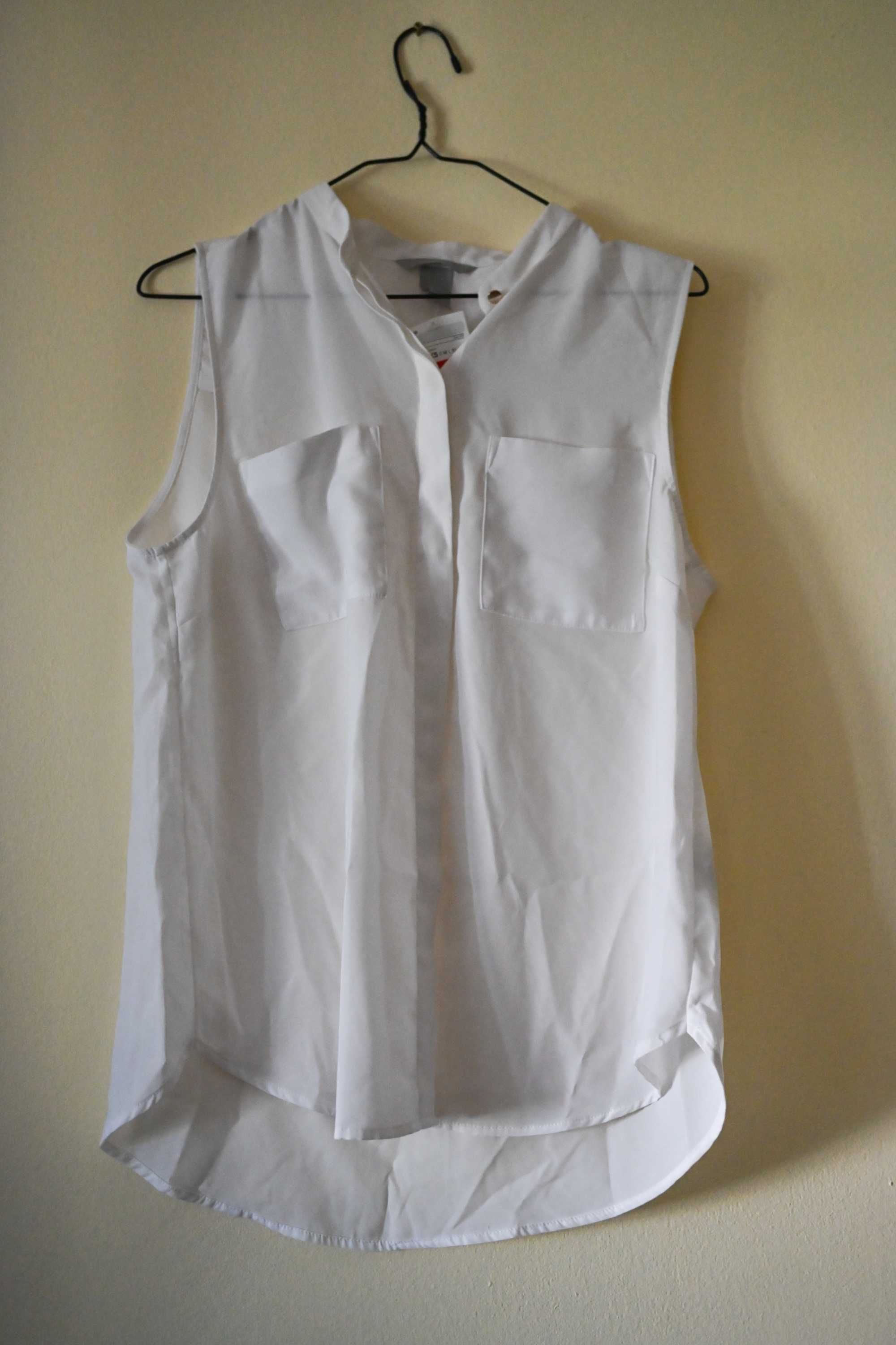 Бял летен потник H&M