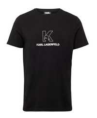 Tricou Karl Lagerfel negru tricou original Karl Lagerfeld S M L