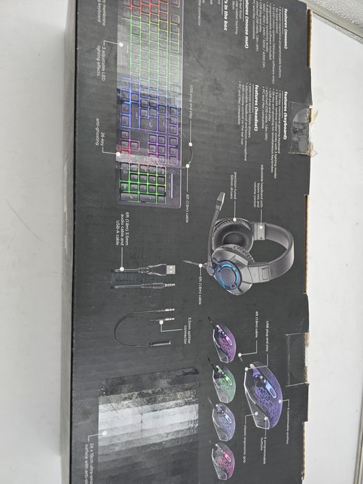 Gaming kit  ,tastatura, casti ,mouse