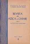 Revista de Fizica si chimie 1979-1984