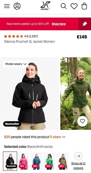 REVOLUTION RACE geacă RVRC originală damă TOP | 38 | transport GRATUIT