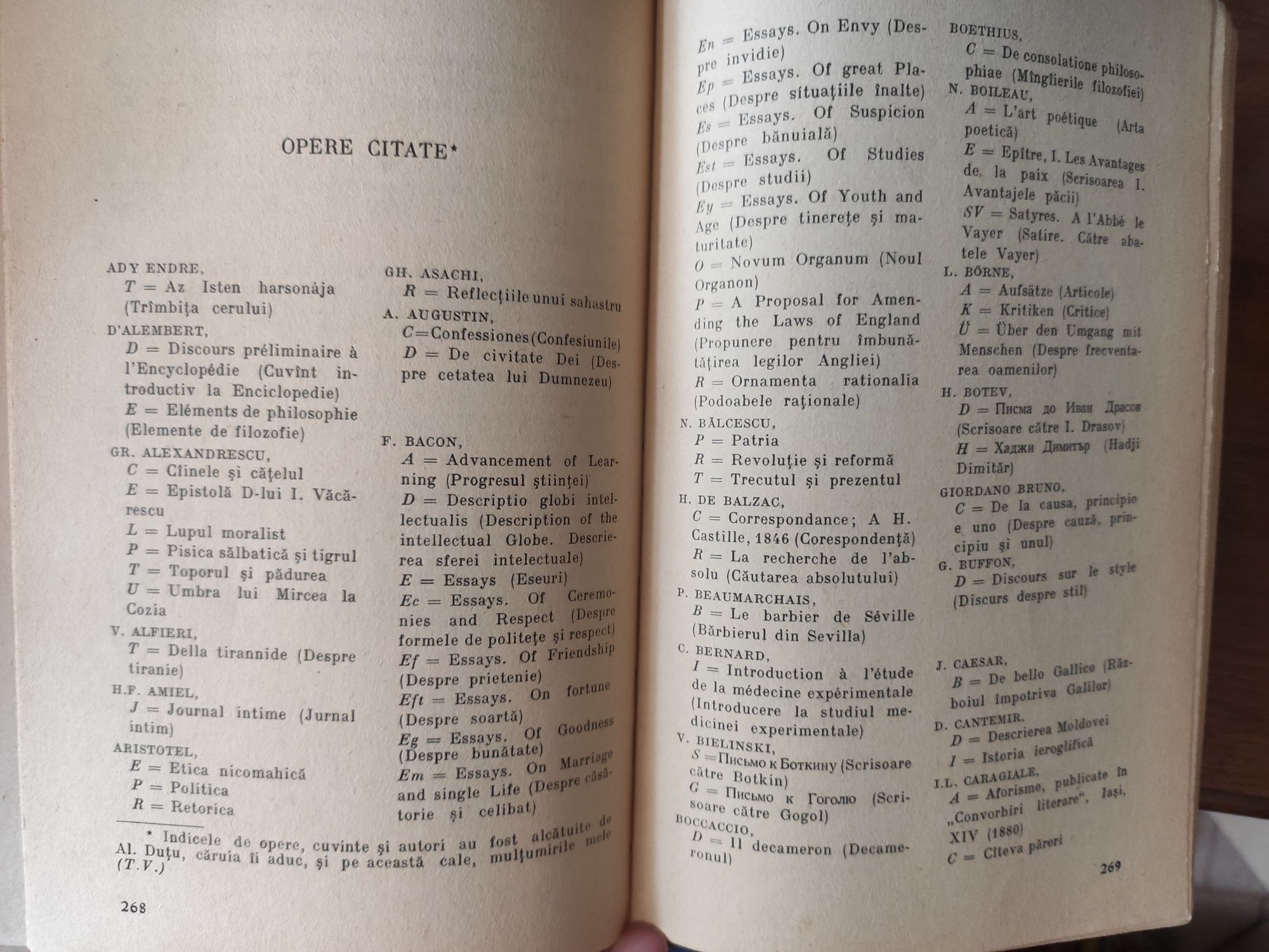 Carte veche anul 1962 Dictionar de maxime comentat