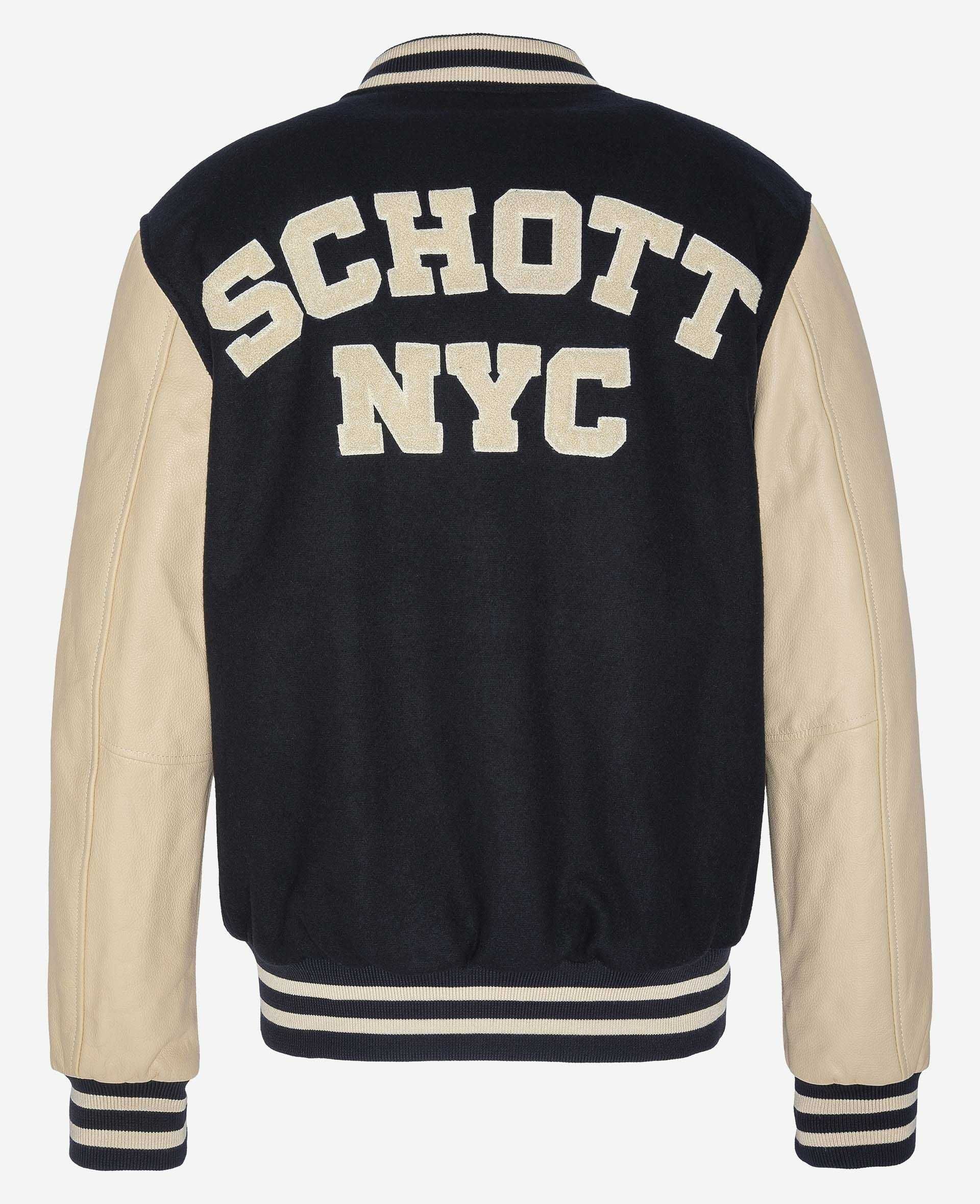 НОВО Schott NYC Varsity Jacket ОРИГИНАЛНО мъжко бомбър яке - р.M