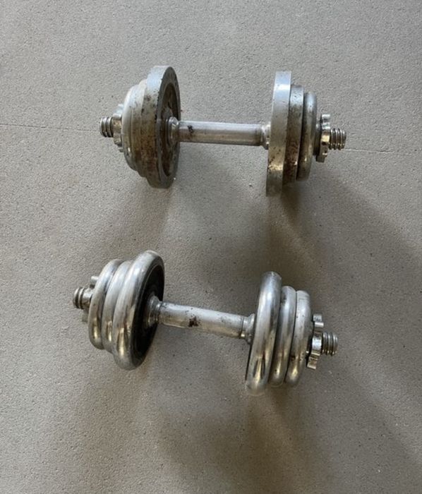Set 2 gantere 20 kg 2x10 kg