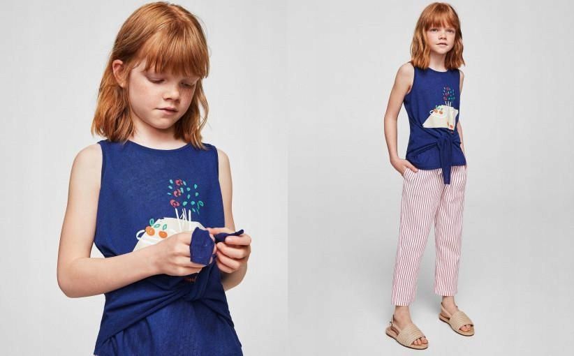 Нови тениски Mango размер 5-6 години