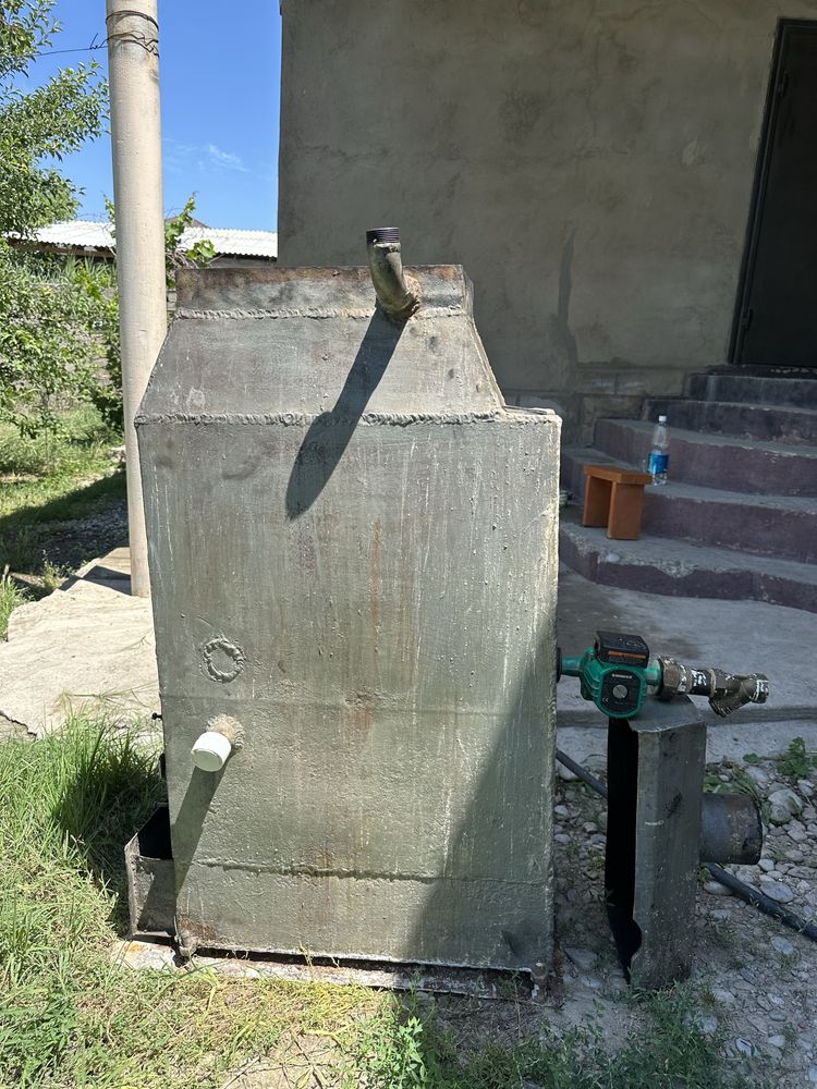 Отопительный котёл газ с углём