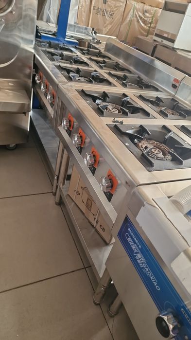 Газовая плита промышленная 8ми камфорочная