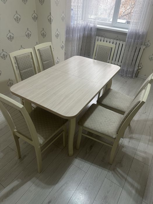 стол со стульями 6 шт