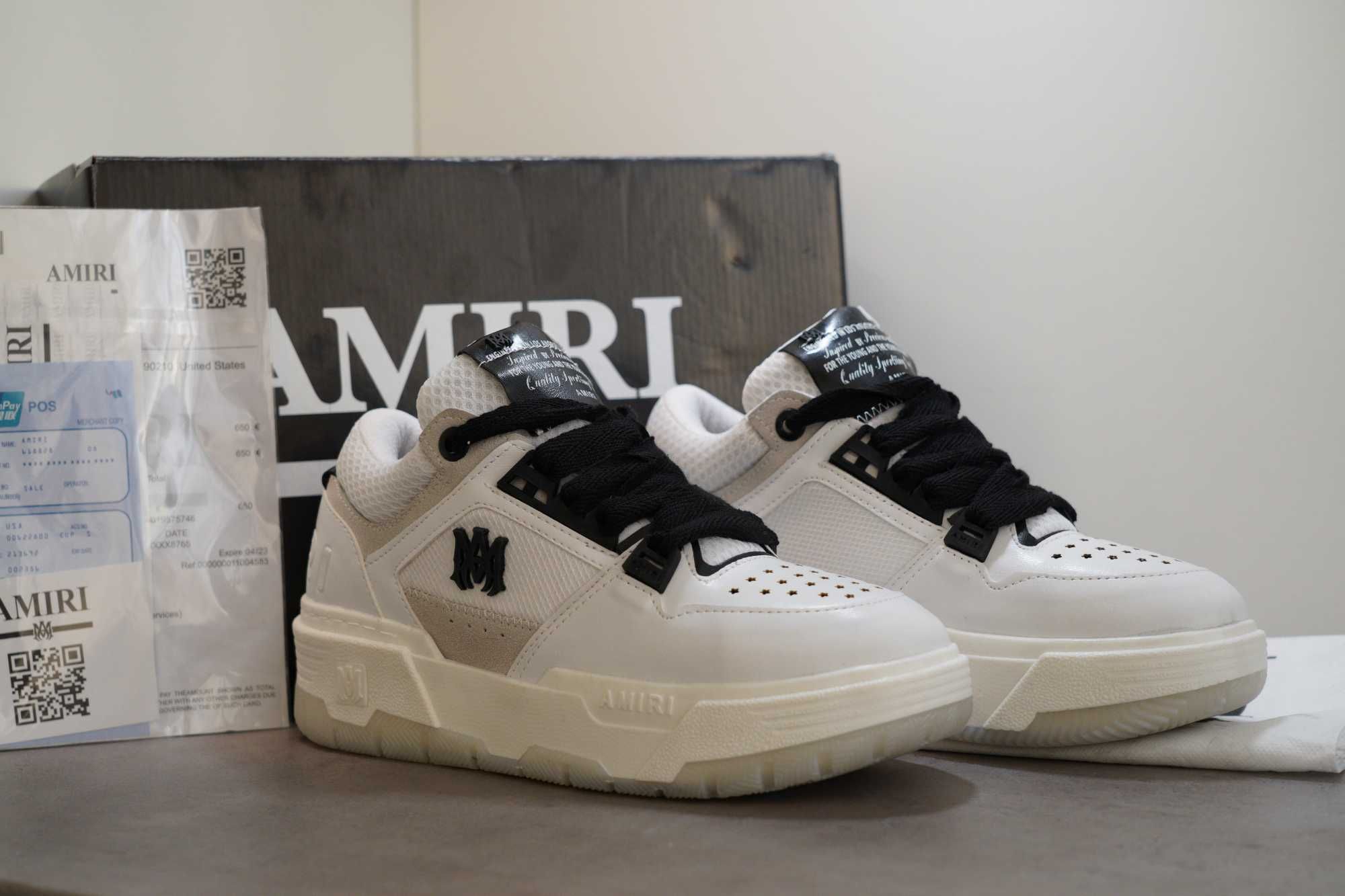 Adidasi AMIRI MA-1 low-top, Produs Nou - Full Box, Premium Baieti