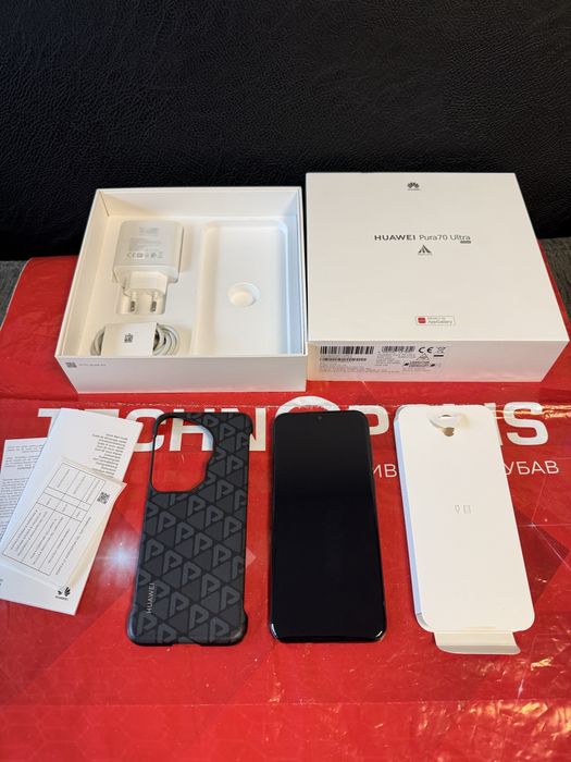 КАТО НОВ 512GB Huawei Pura 70 Ultra Гаранция Technopolis до 2026 г.