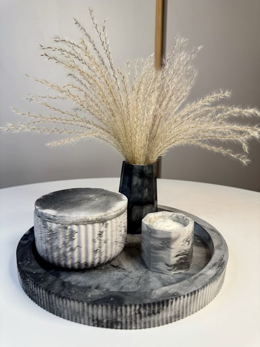 Чёрный набор / ручная работа / декор для дома