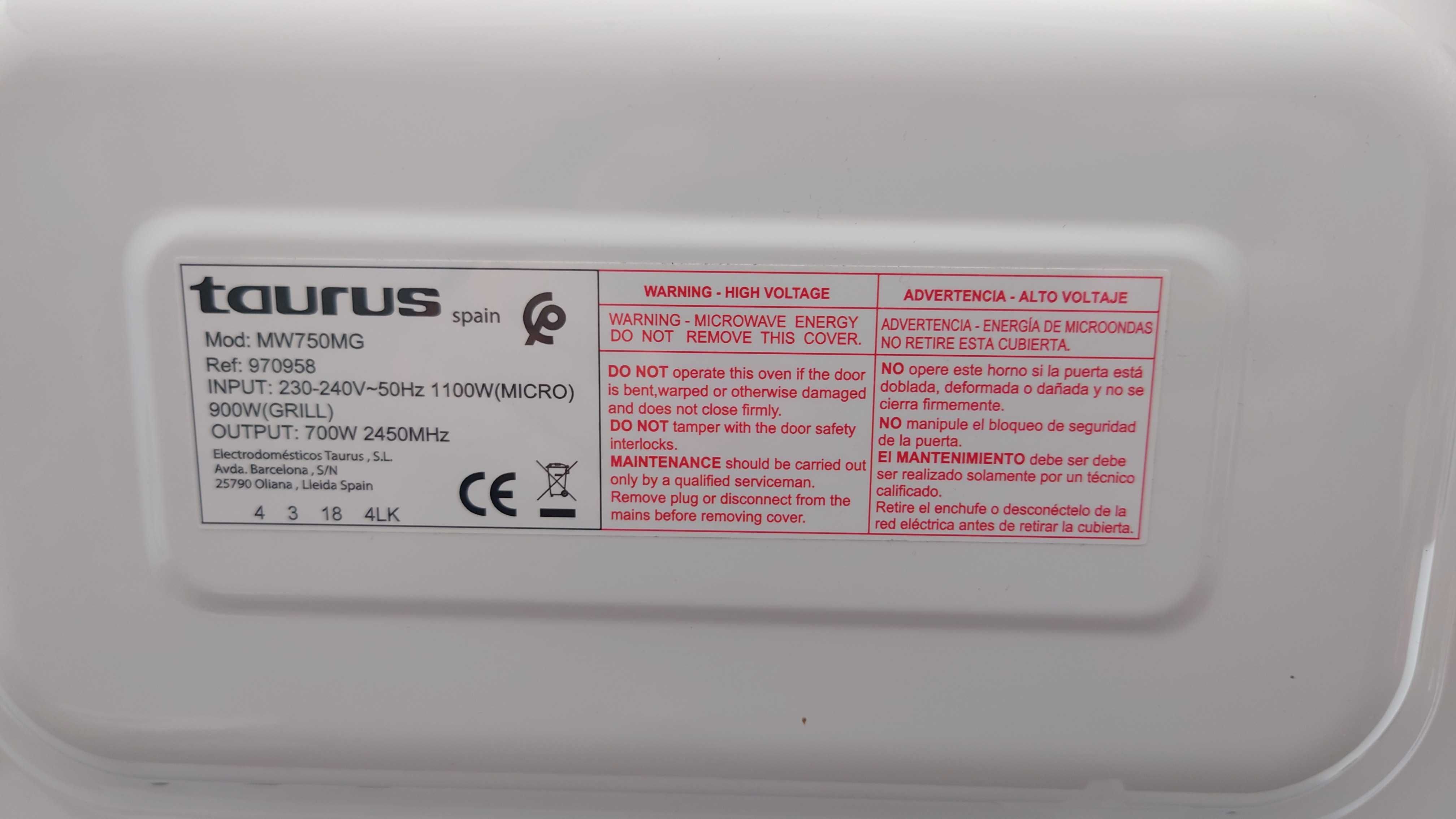 Микровълнова taurus