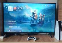 Playstation 5 Slim 1TB,controler,cabluri+joc stare buna de functionare