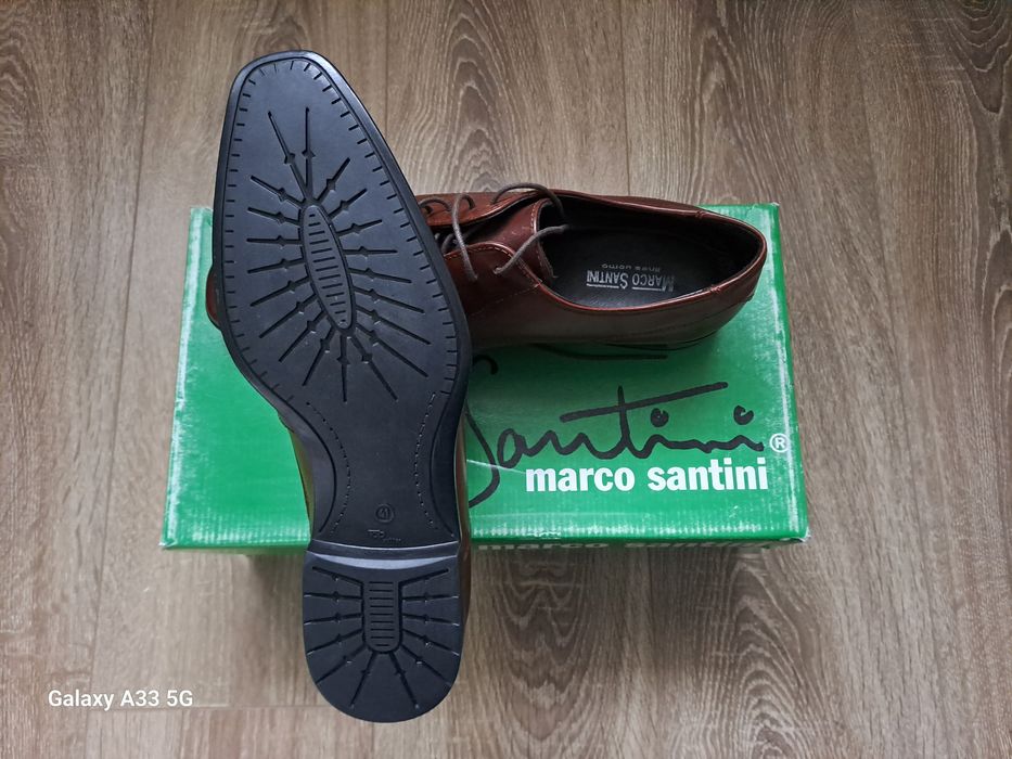 Noi! Vand pantofi din piele pentru bărbați brand Marco Santini.