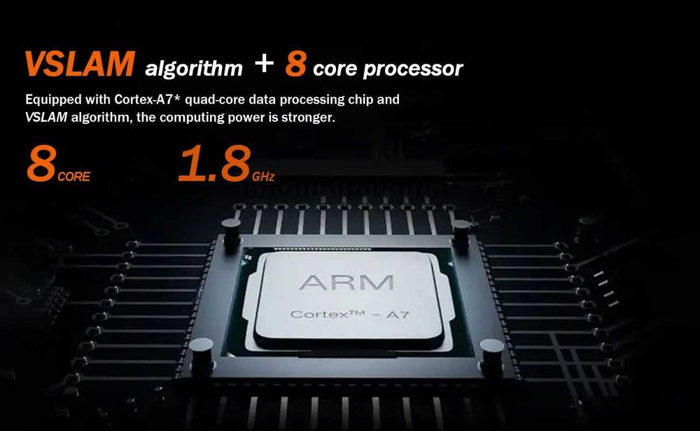 Прахосмукачка робот ARNAGAR S10, aвтоматично изпразванe, въртящ се моп