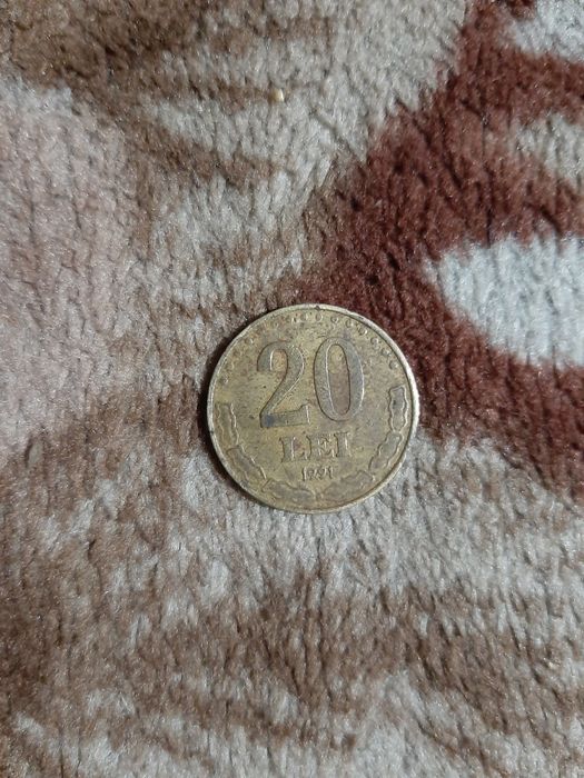 Vând monedă de 20 RON din anul 1991 de colecție în stare bună