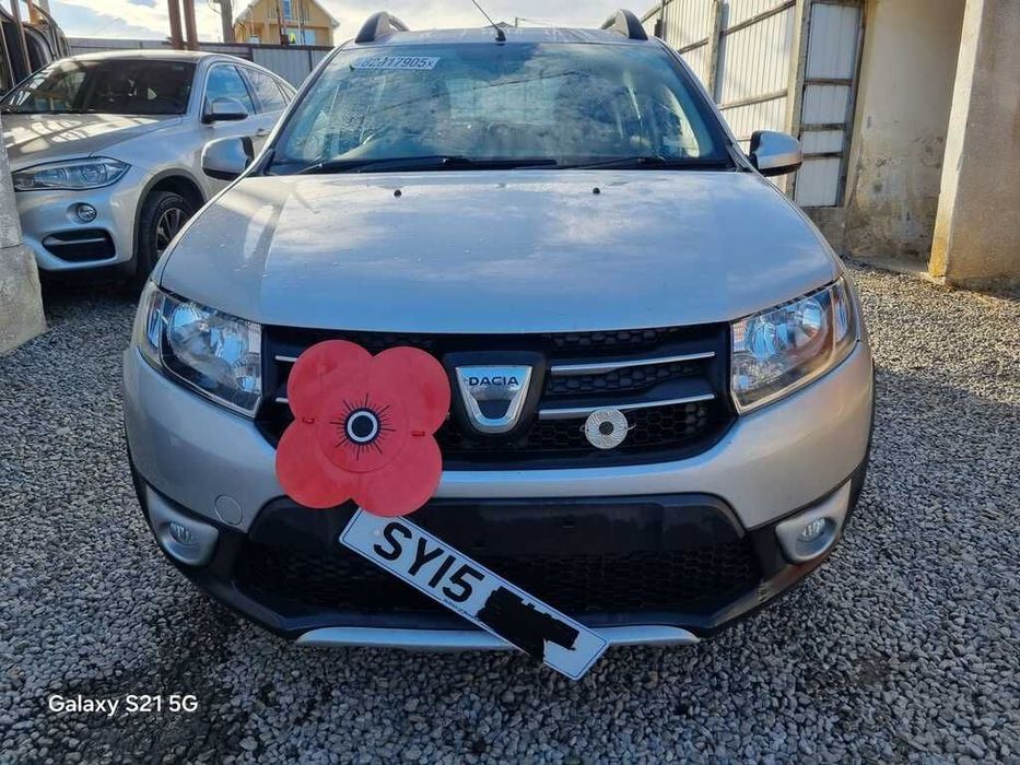 Bara fata Dacia Sandero 2 Stepway 2012 - 2016 PLATINUM SILVER Ted69 (1395) model fara ...