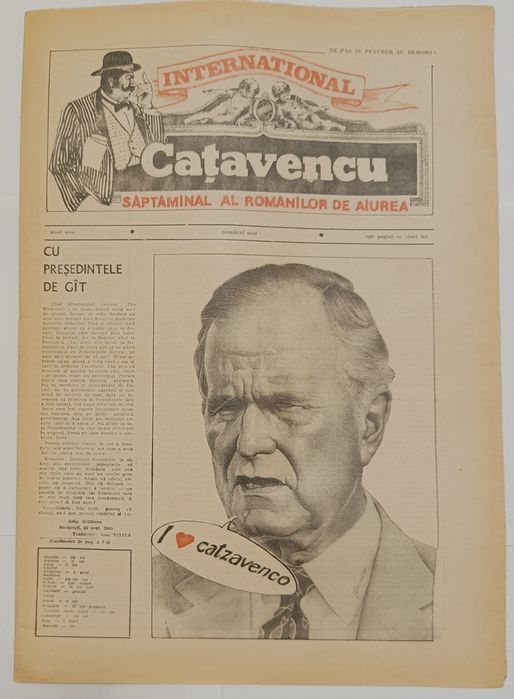 Lot Catavencu International - anul unu - ziare de colectie, presa sati