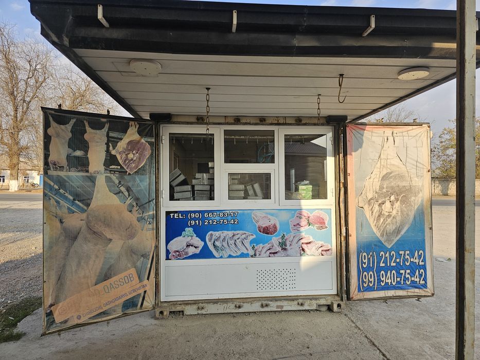 Goʻsht doʻkoni kantenir 6 m remont qilingan haladelnigi ham bor