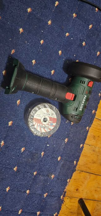 Polizor unghiular,  flex ParkSide, PWSAM 20-Li, 76mm