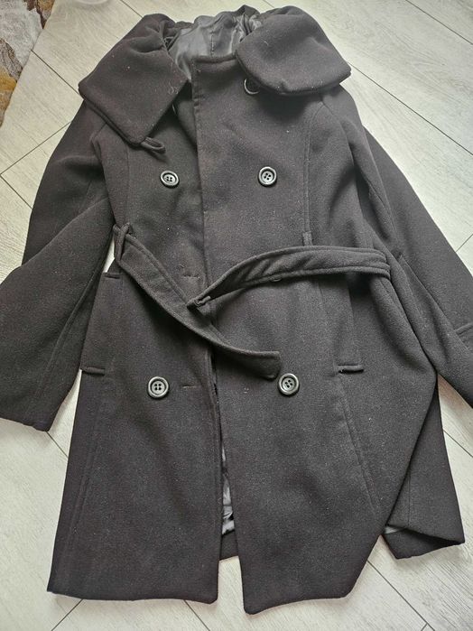 Palton negru, marime S