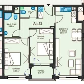 Продава се Тристаен апартамент в София, Малинова долина - 102 кв.м за 1716 €/кв.м - Снимка #3