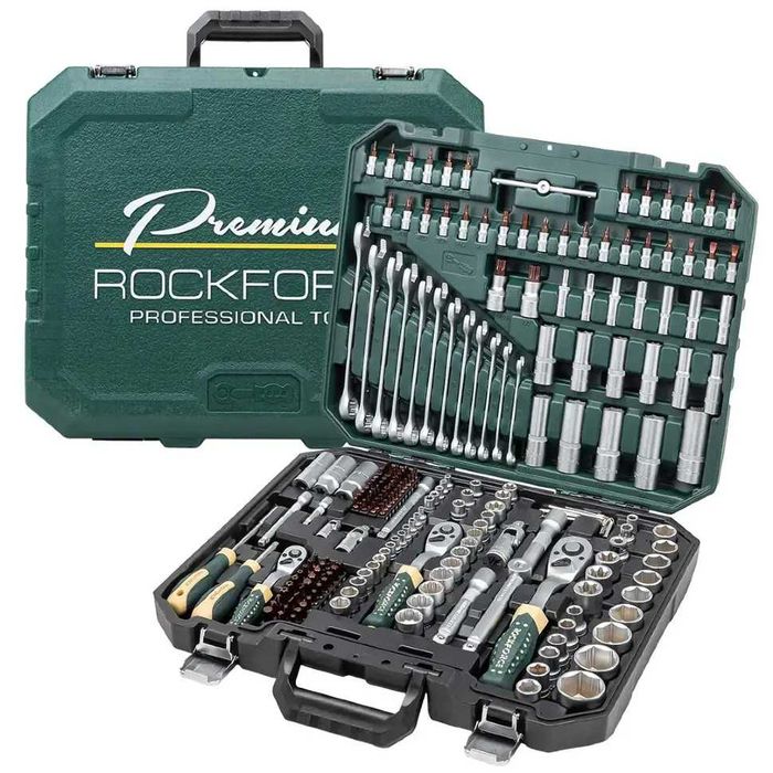 Гедоре 216 части 1/2“, 1/4“ и 3/8“ ROCKFORCE Premium XI-ON