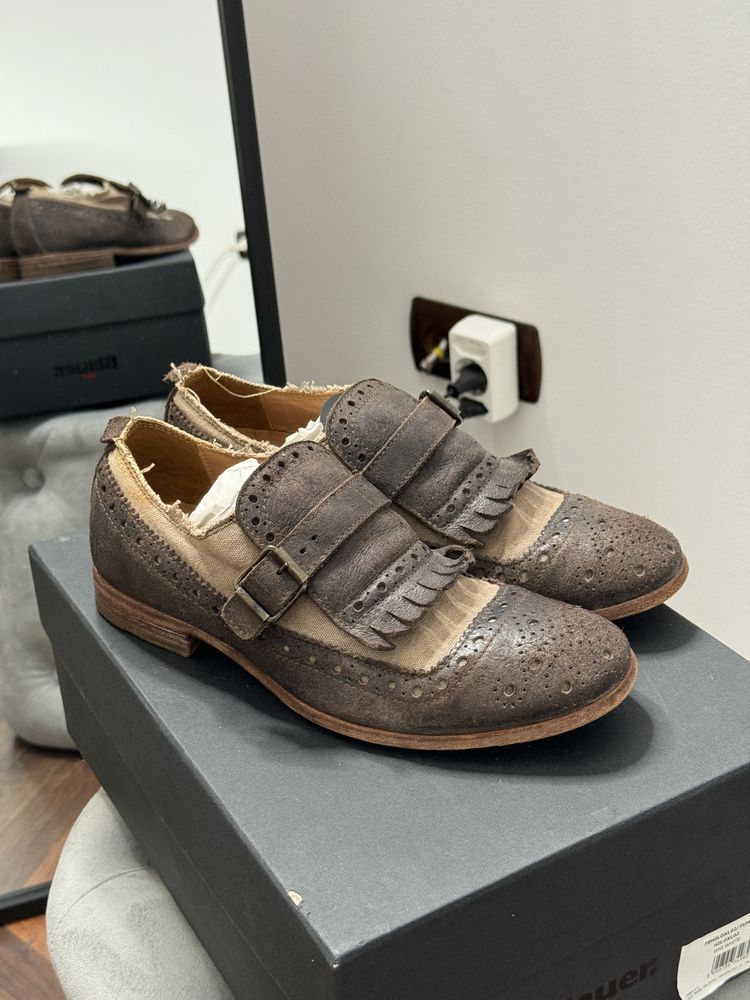 Pantofi mocasini MOMA din piele naturala