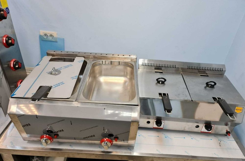 FRITEUZA Gaz Profesionala  dubla HoReCa / Friptoza Gaz / Fritoza Gaz